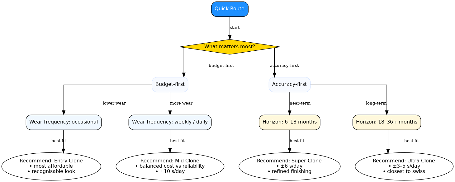 Replica Rolex Decision Tree