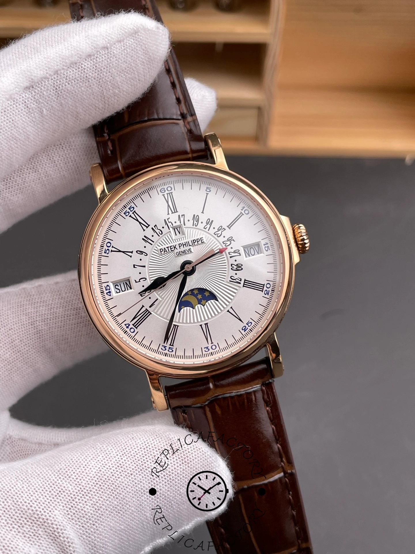 Patek Philippe Grand Complications Perpetual Calendar Moon Phase 38mm 5159R 001