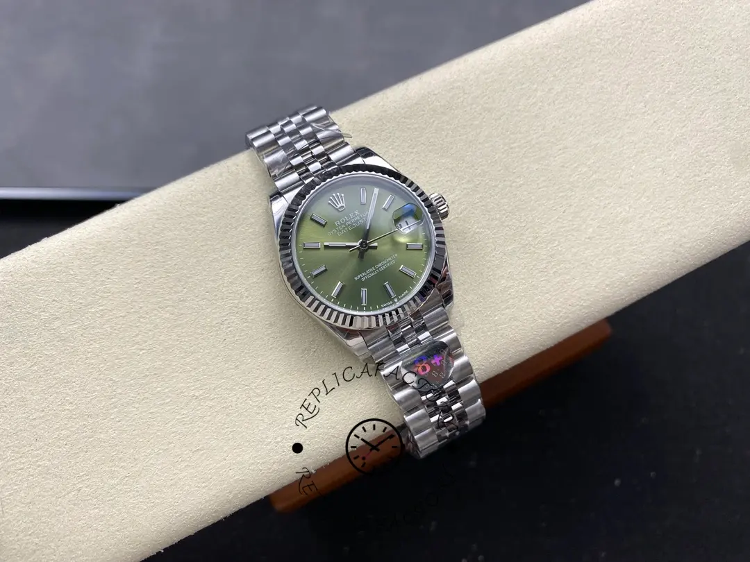 Rolex Datejust 31mm Stainless Steel 278274 0018 Mint Green Index Jubilee