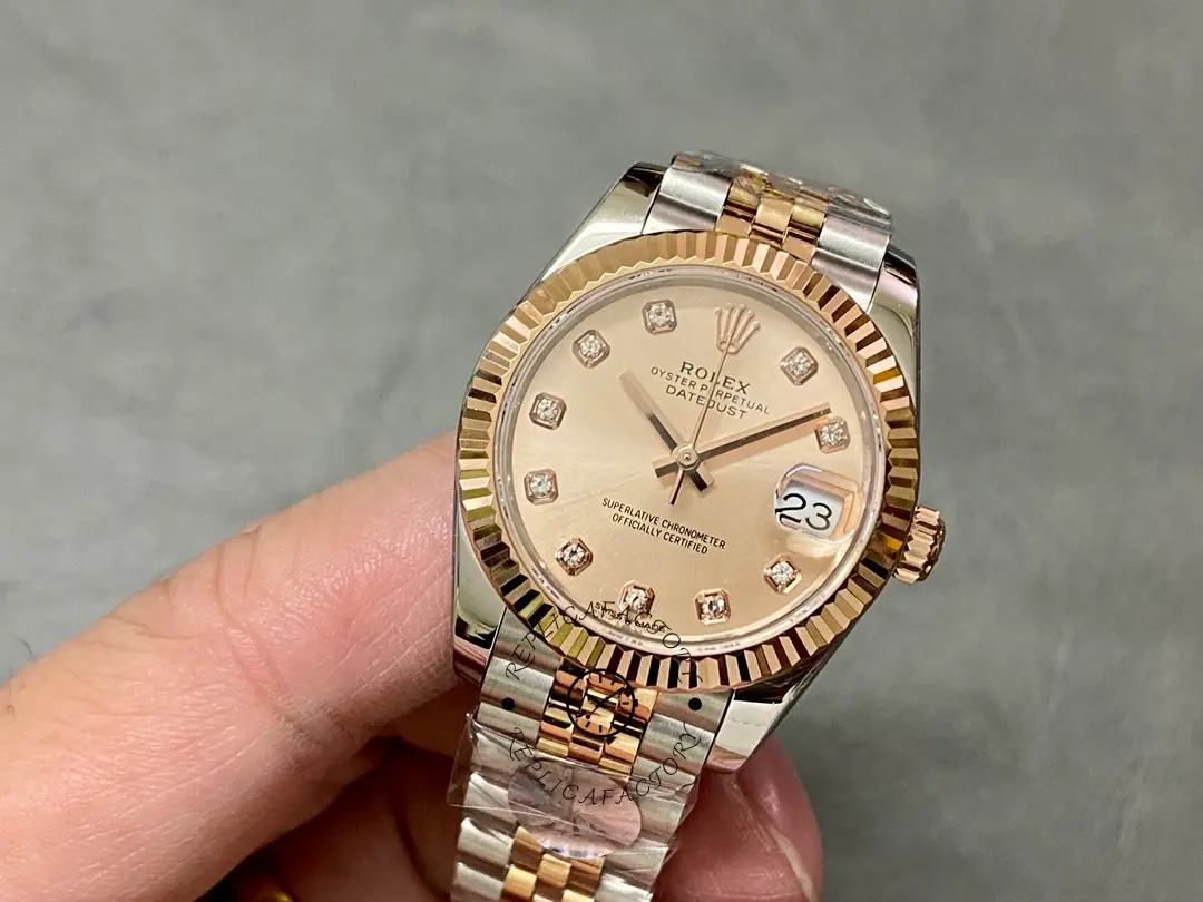 Rolex Datejust 31 Rose Diamond Dial M278271 0024 Women's Watch