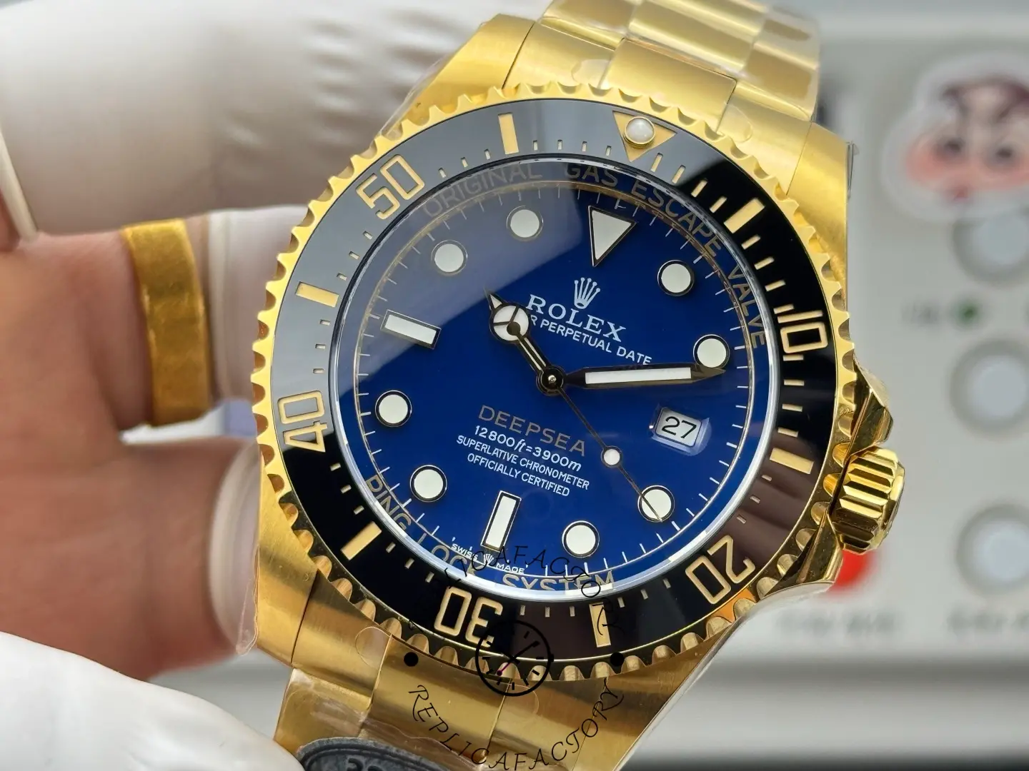 Rolex Deepsea 136668 18k Black Ceramic Bezel 43MM 1:1 Clone