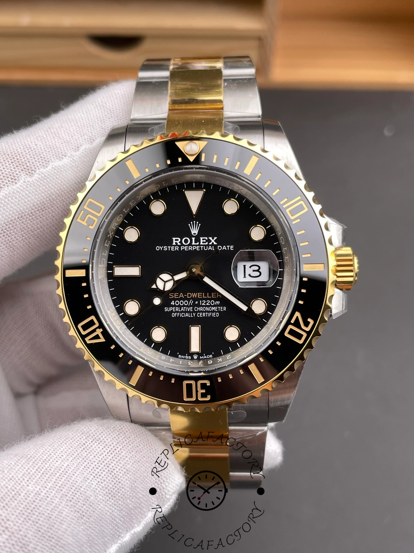 Rolex Sea Dweller Black Dial Oyster Bracelet 126603 0001 Men's Watch
