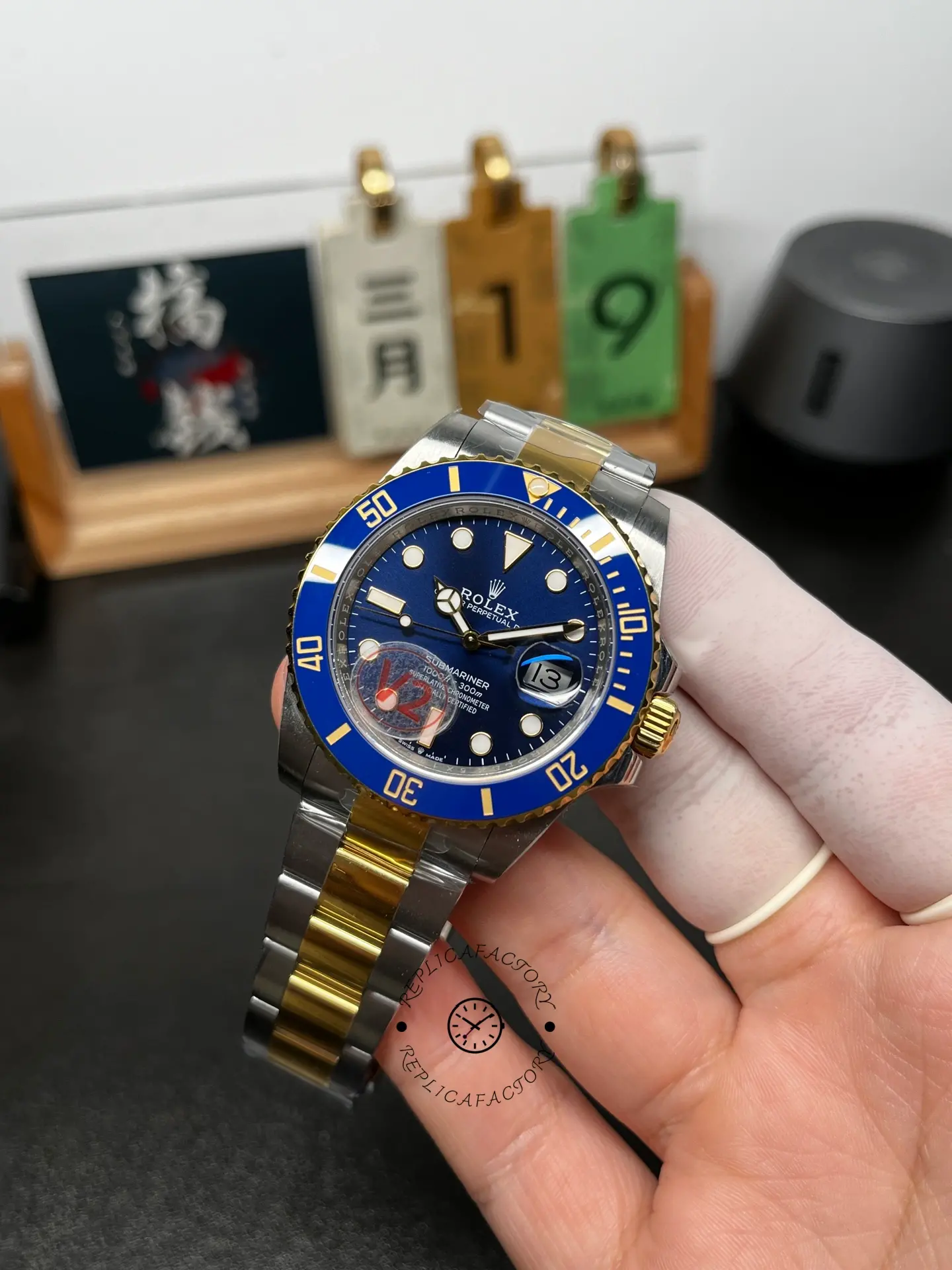 Rolex Submariner 126613LB Blue Dial Blue Bezel 41mm Mens Replica Watch