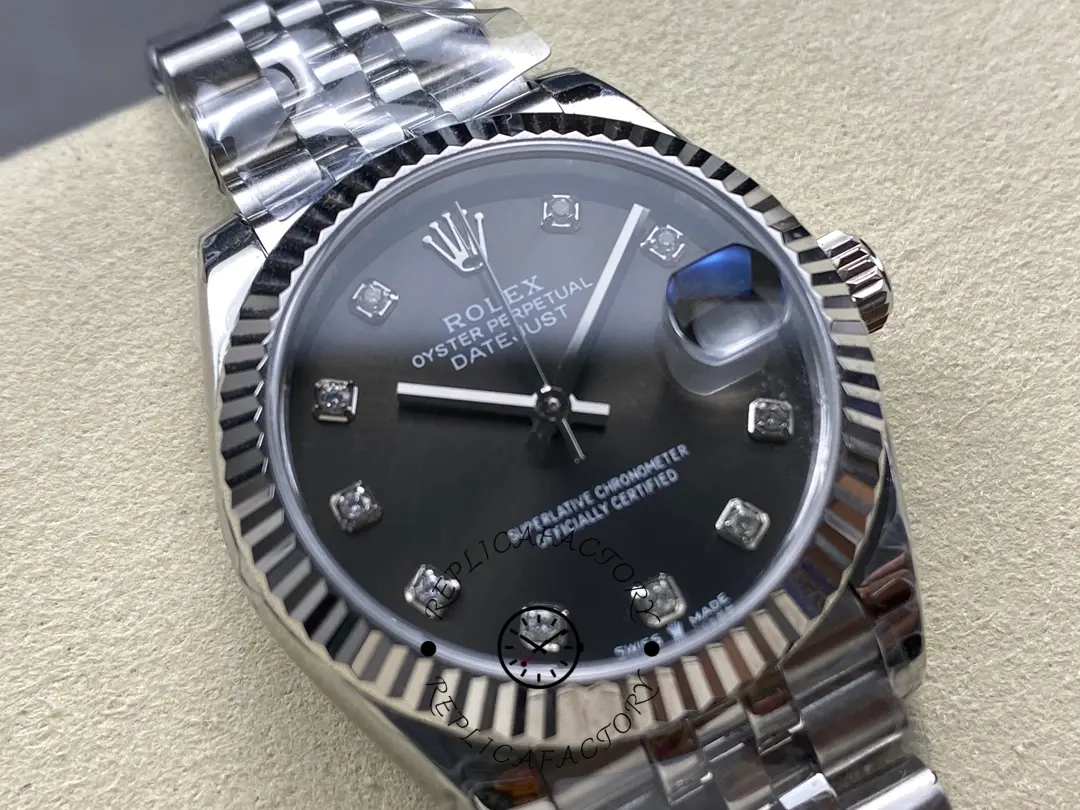 Rolex Datejust 278274 0008 Dark Grey 31mm Dial Jubilee Women's Watch