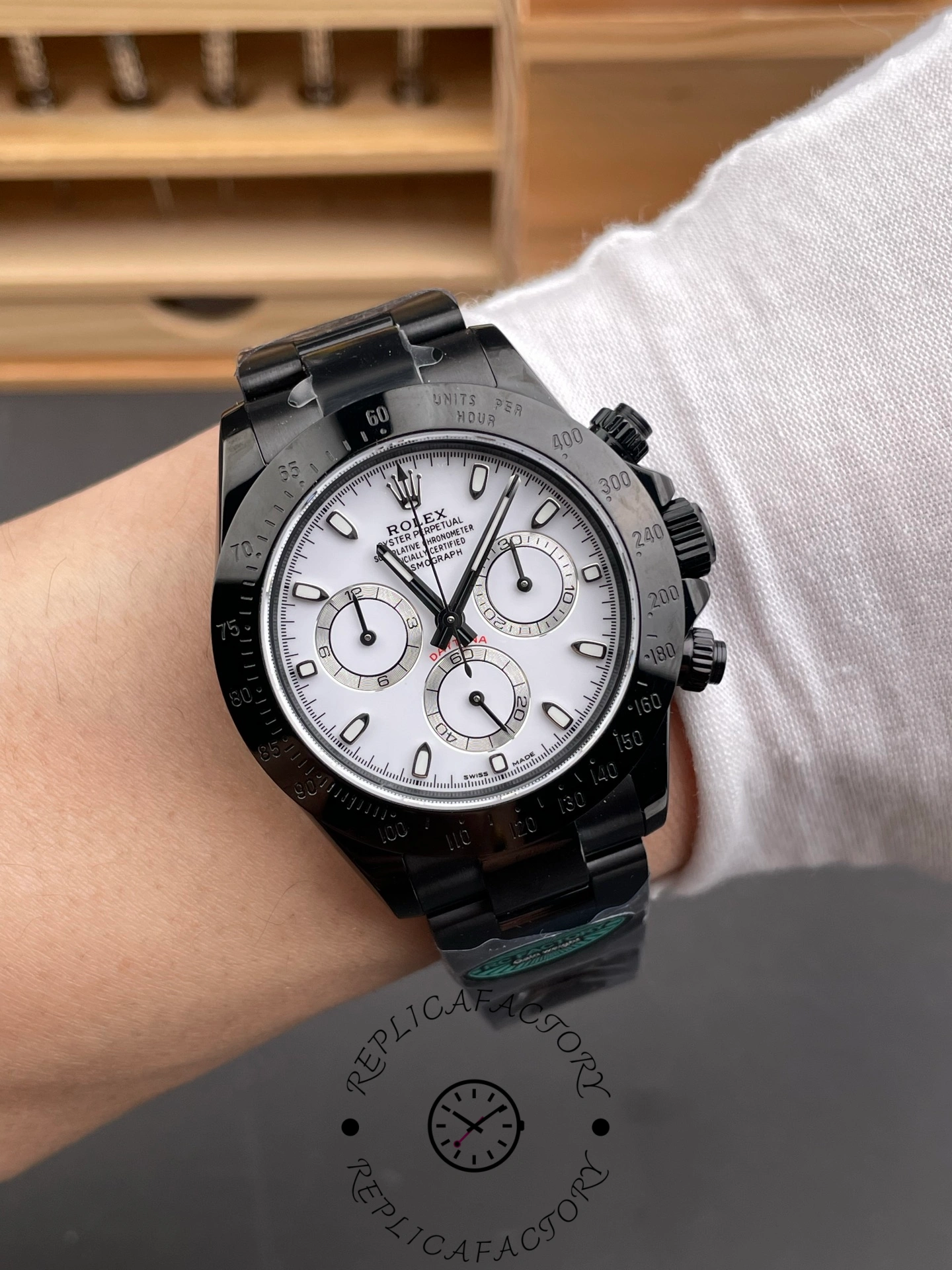 Rolex Cosmograph Daytona 40mm Panda Dial Black Out 116500LN