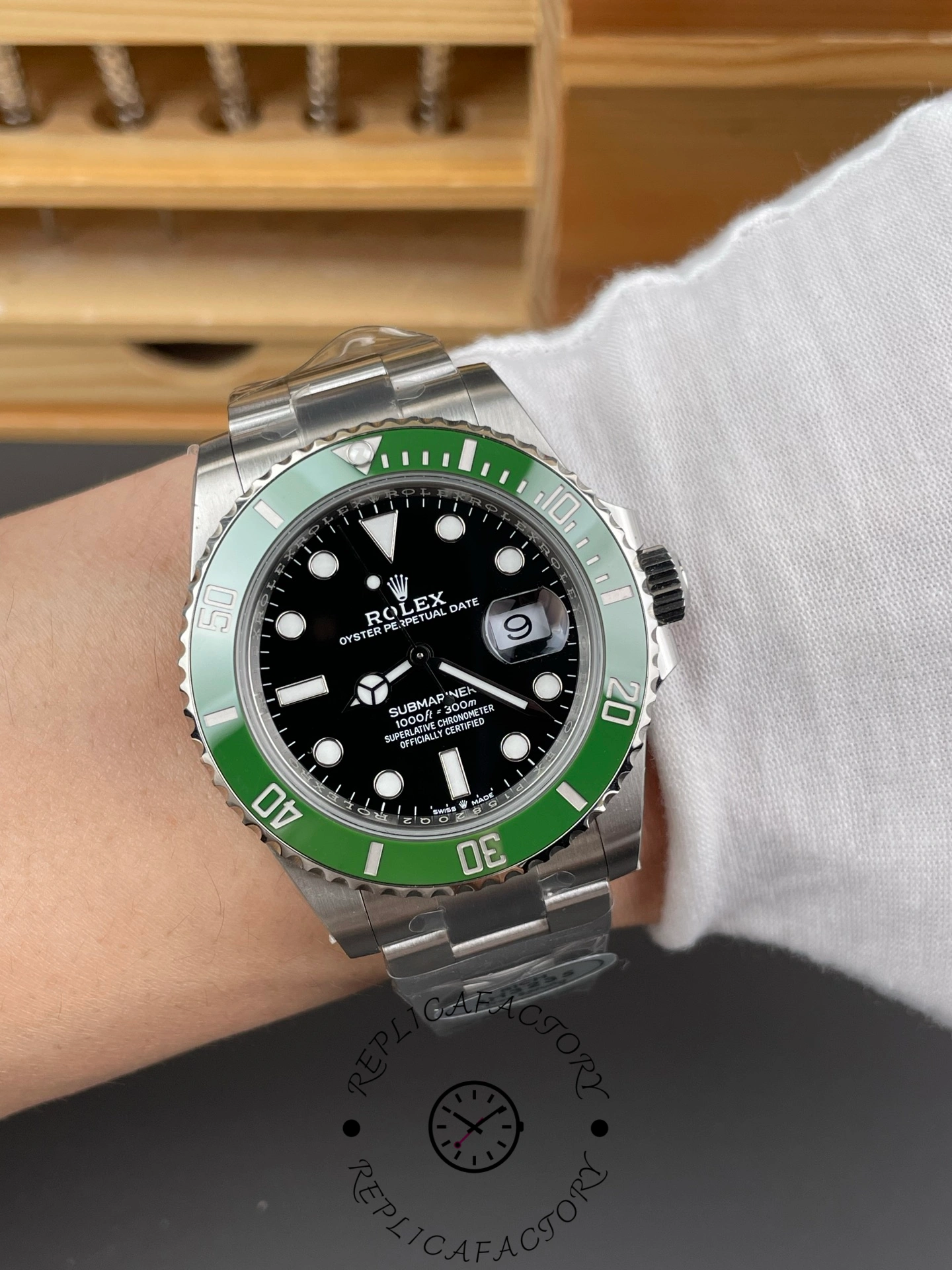Rolex Submariner 126610LV Green Bezel Black Dial 41mm Mens Watch