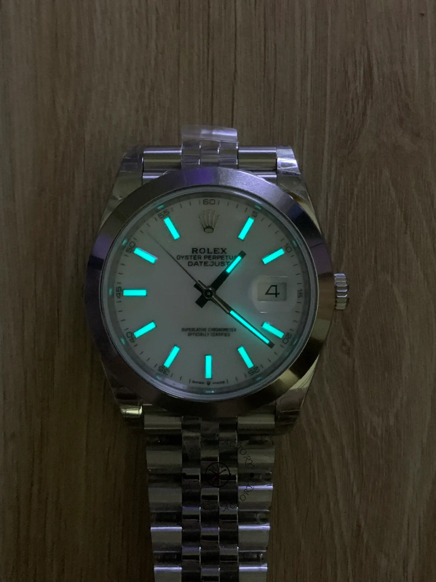 Rolex Datejust 41mm Stainless Steel 126300 0006 White Index Jubilee