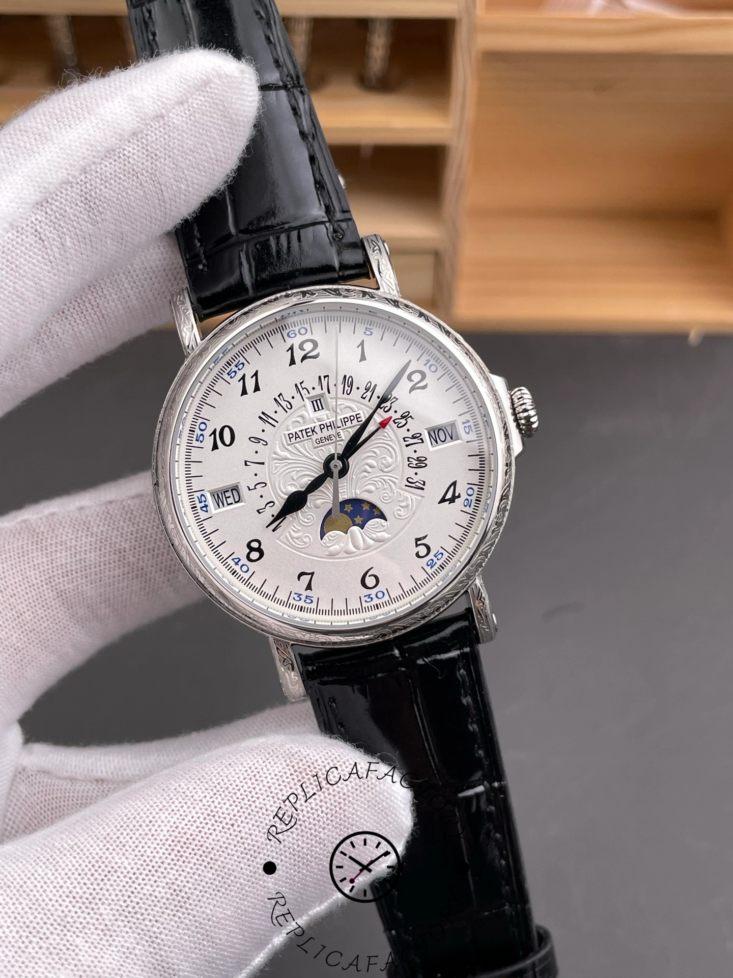 Patek Philippe Grand Complications 5160 500G 001 38mm Unisex Replica Watch