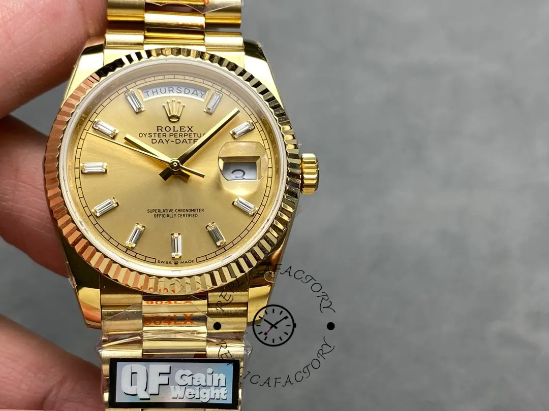 Rolex Day Date 36 Champagne Dial Yellow Gold Bracelet 128238 0132