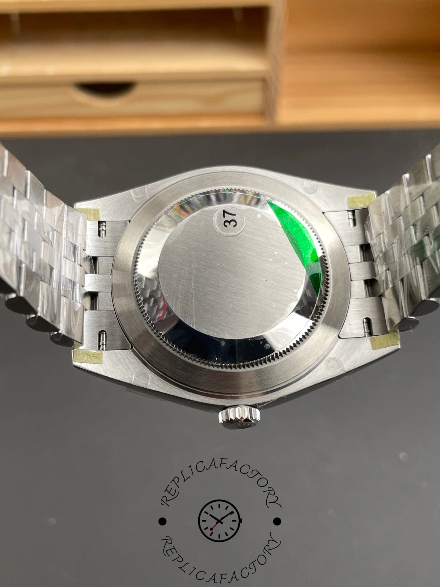Rolex Datejust 41mm Stainless Steel 126334 0030 Mint Green Dial Fluted Jubilee