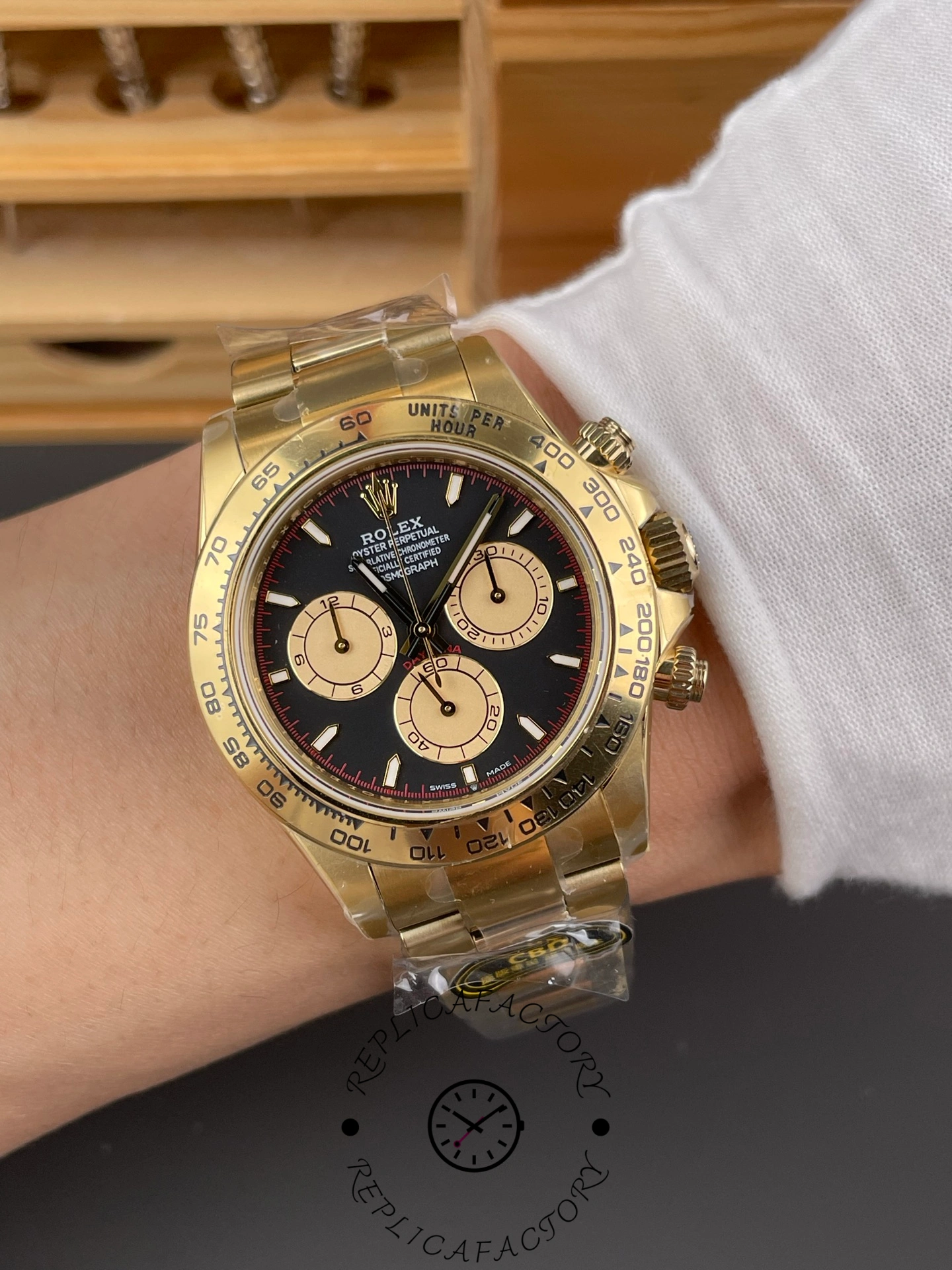 Rolex Daytona 126508 0002 Two Tone Black Dial Replica Watch