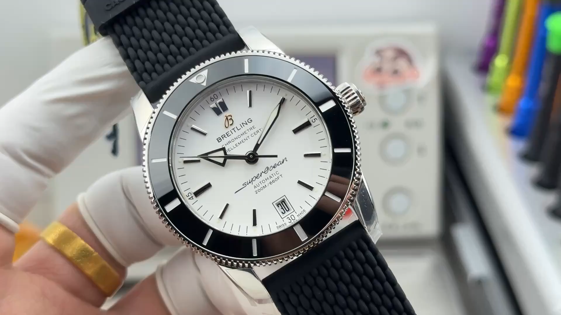 Breitling Superocean Heritage Replica 42MM AB201012/G827/278S/A20S.1 Silver Dial - Video