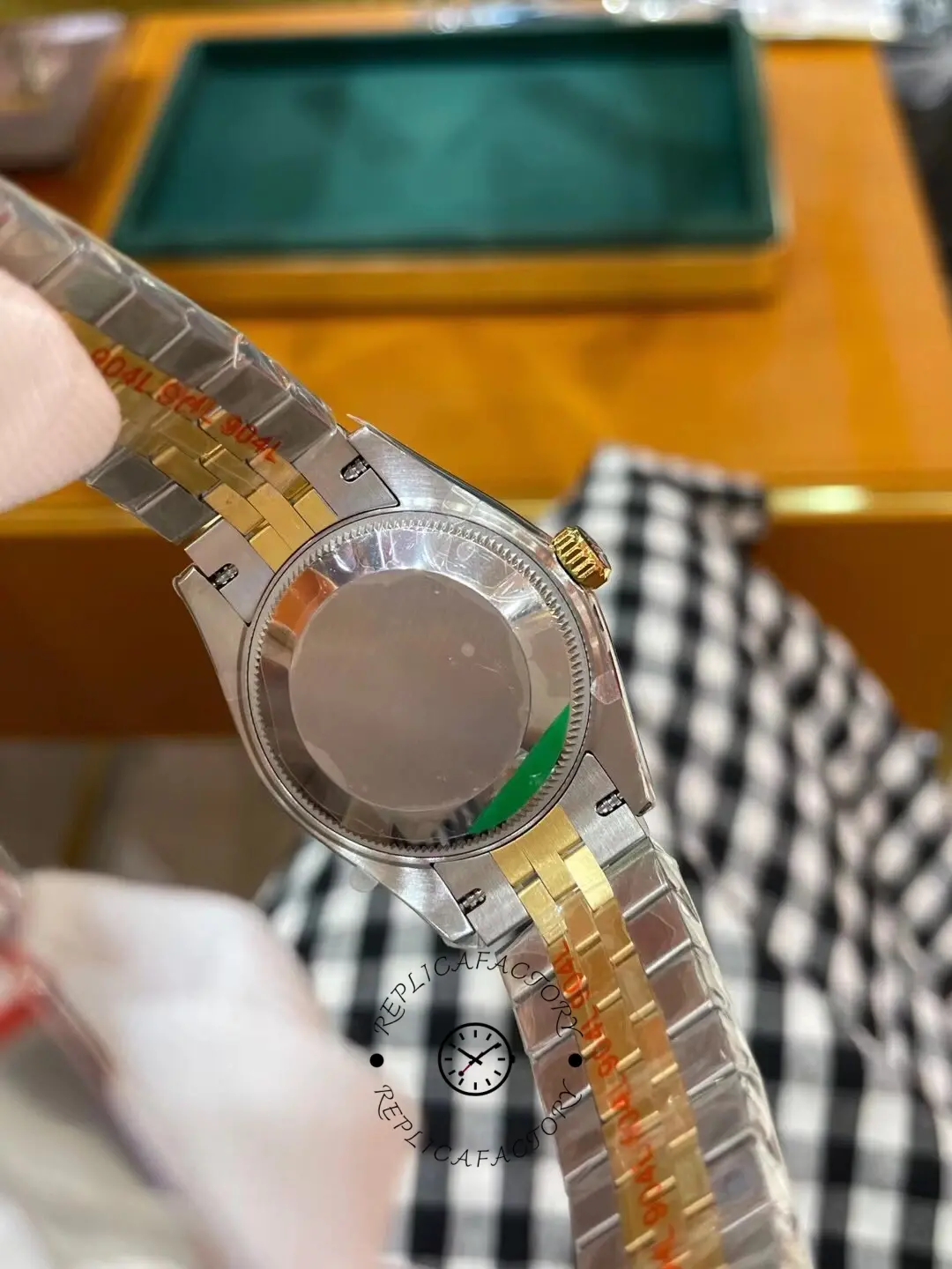 Rolex Datejust 31mm Stainless Steel and Yellow Gold 278273 0030 Green Jubilee