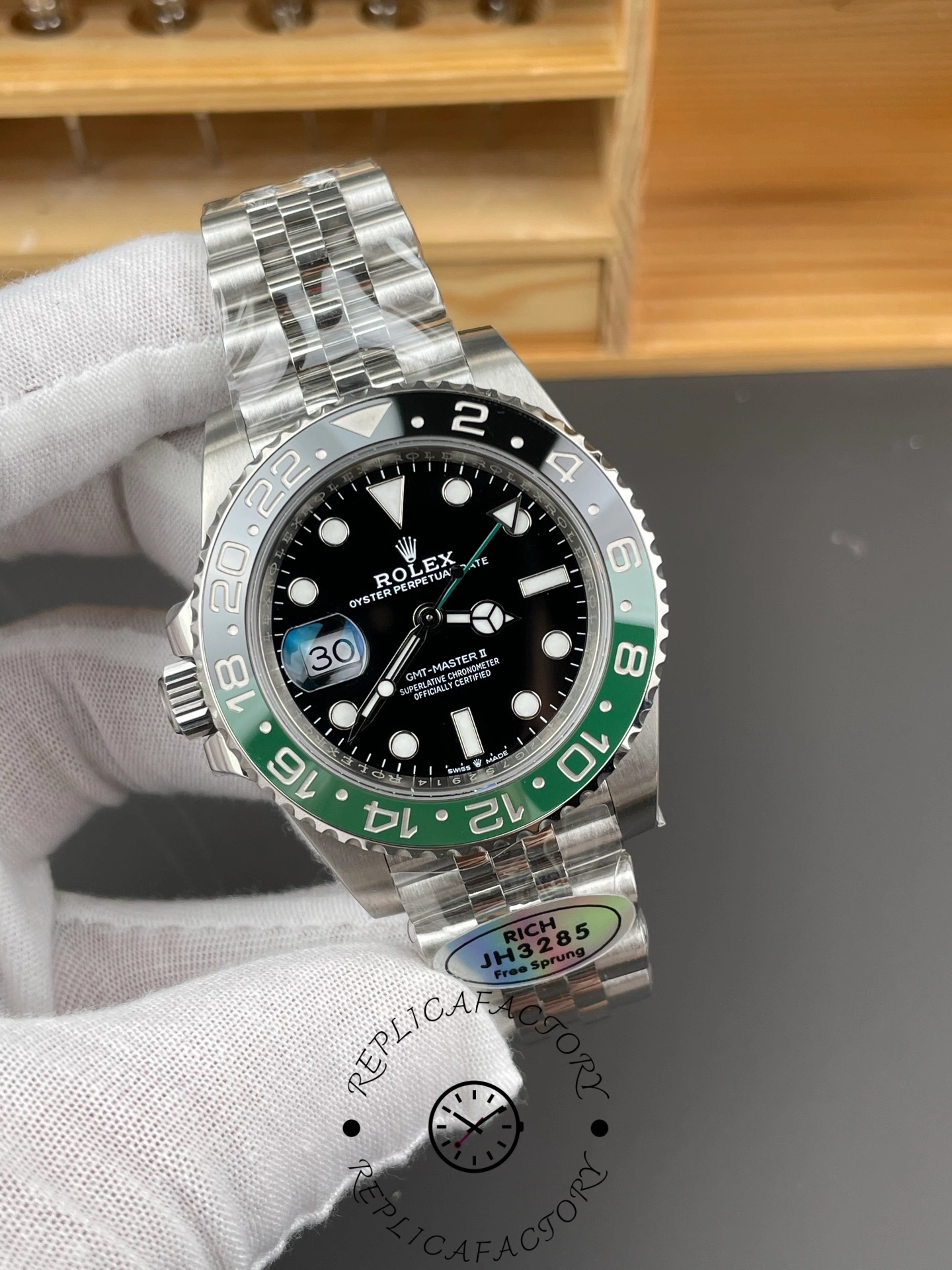 Rolex GMT-Master II 126720VTNR Black Dial Stainless steel 40MM Mens Replica Watch