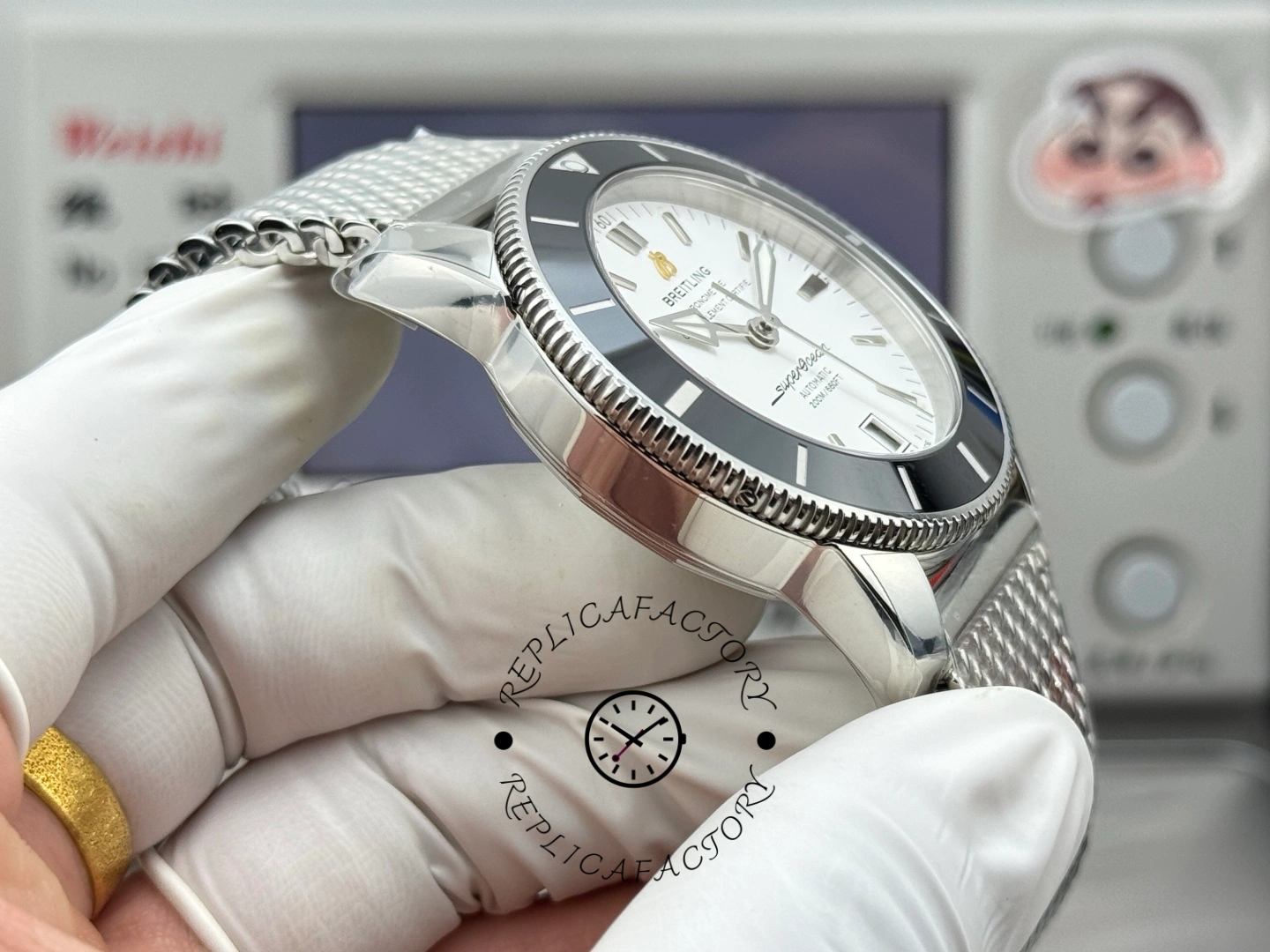 Breitling Superocean Heritage 46 Chronometer Silver Dial AB202012/G828/152A Replica