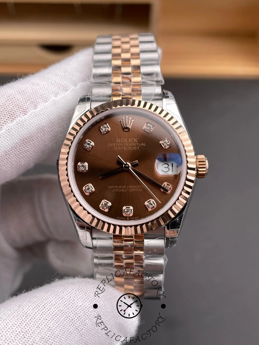 Rolex Datejust 31mm 278271 0028 Two Tone Jubilee Bracelet Fluted Bezel