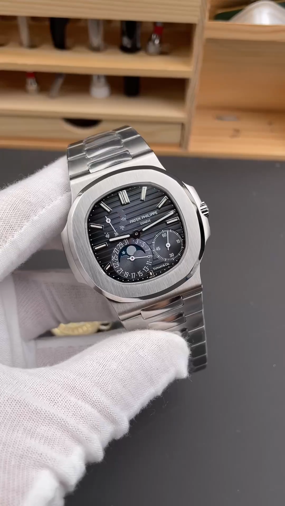 Patek Philippe Nautilus Moon Phase Stainless Steel  5712 1A 001 40mm