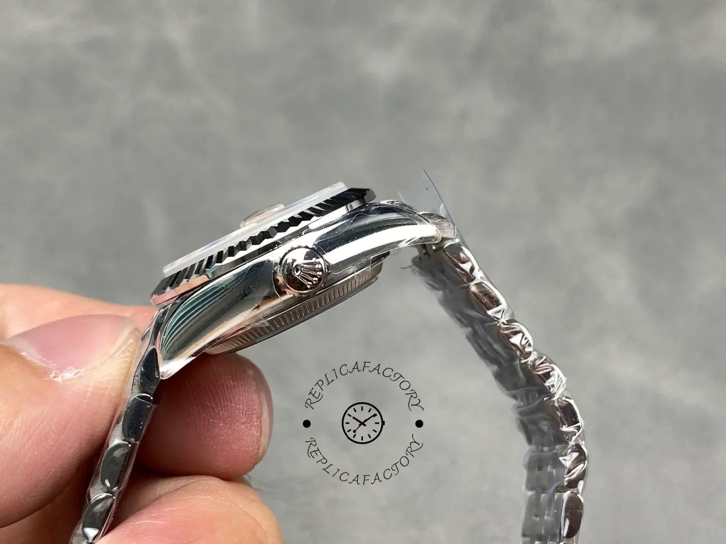 Rolex Datejust 279174 Stainless Steel Pink Diamond Dial 28mm Lady Replica Watch