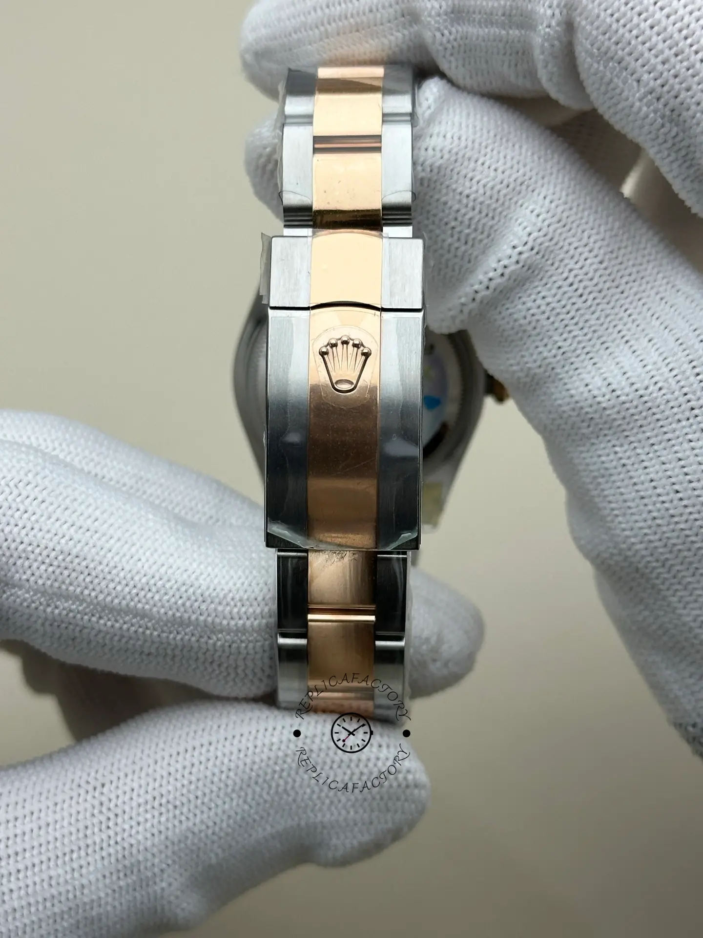 Rolex Datejust 278271-0025 Rose Gold Fluted MOP Diamond Dial Replica