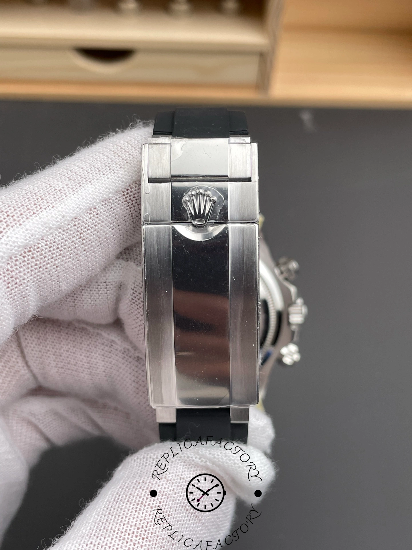 Rolex Daytona 126519LN 0006 40mm Silver Ghost Dial White Gold Oysterflex