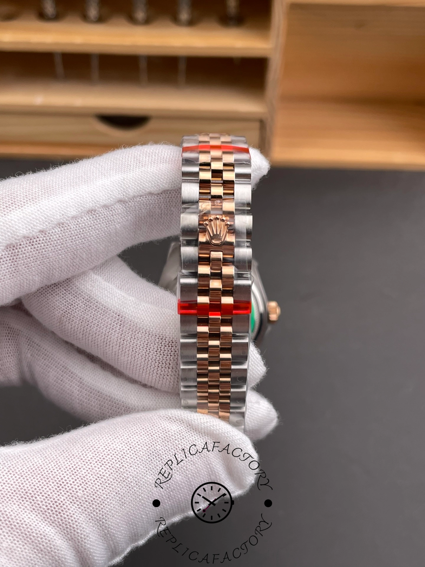 Rolex Datejust 28mm Stainless Steel and Everose Gold 279171 0013 Mop Diamond Jubilee