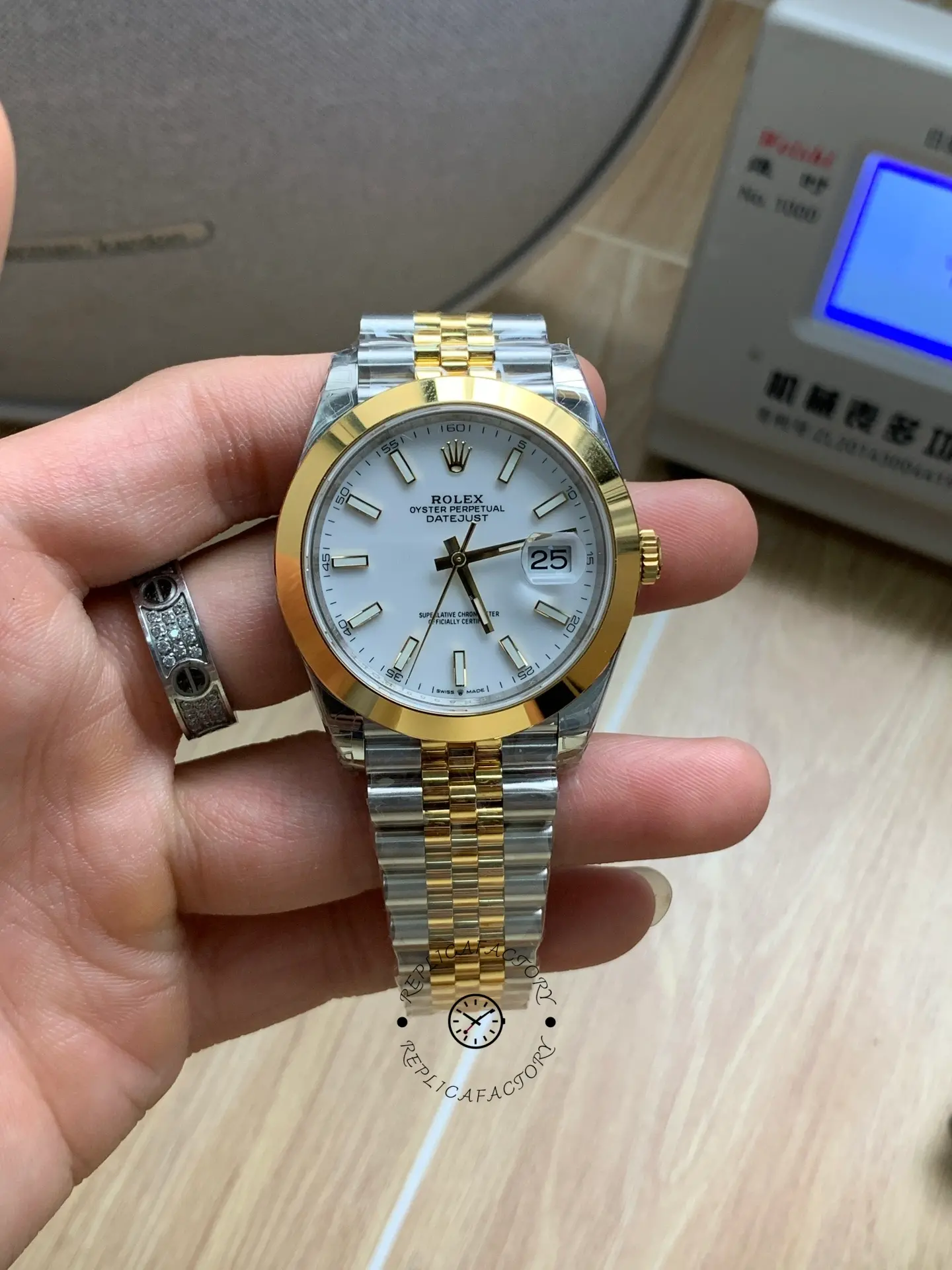 Rolex Datejust 41 Stainless Steel and Yellow Gold M126303 0016 Men's Watch