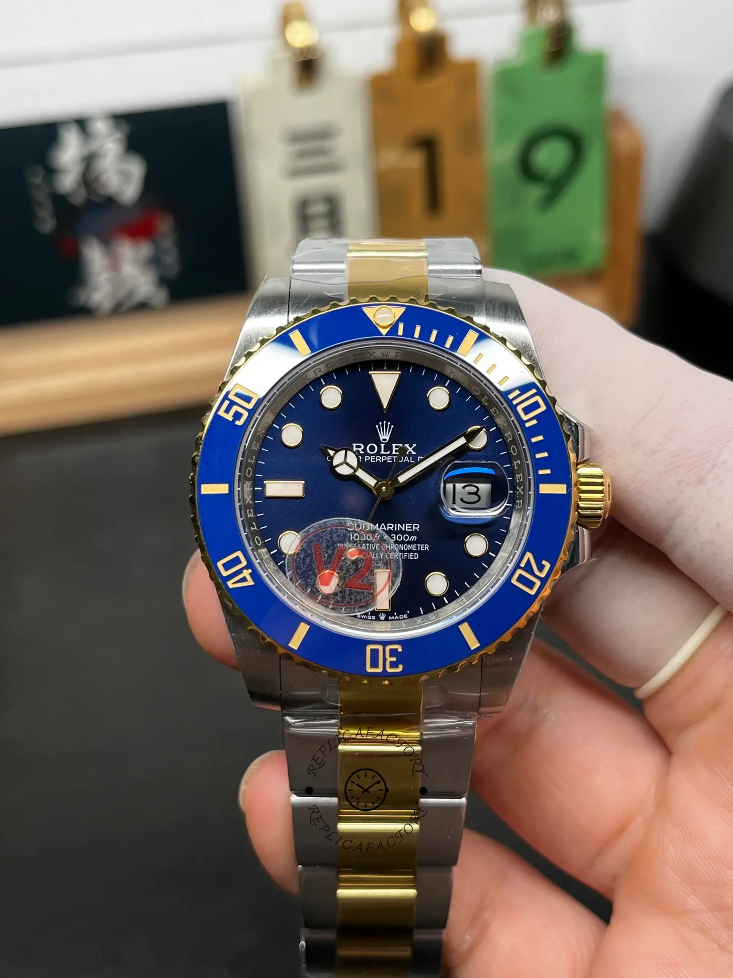 Rolex Submariner 126613LB Blue Dial Blue Bezel 41mm Mens Replica Watch