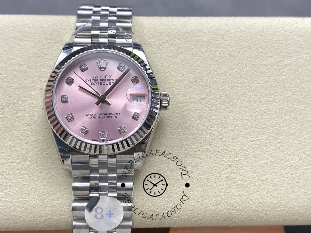 Rolex Datejust 31 Pink Dial Diamonds Jubilee 278274 0032 Women's Watch