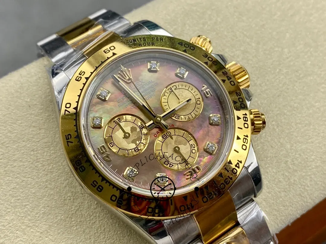 Rolex Daytona 116523 Dark MOP Black Dial 40mm Mens Replica Watch