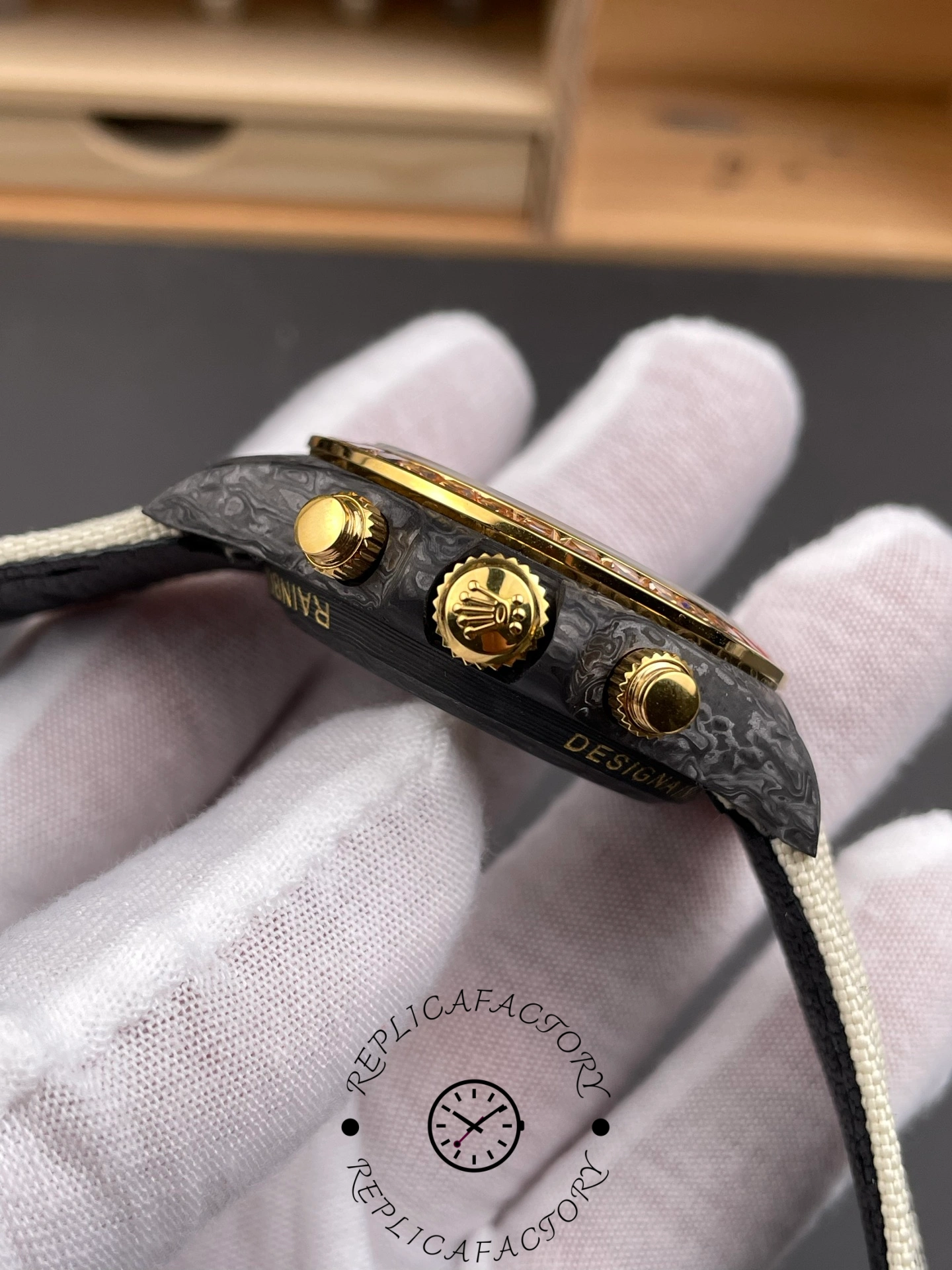 Rolex Daytona 4130 DIW Black Dial Carbon Fiber 40mm