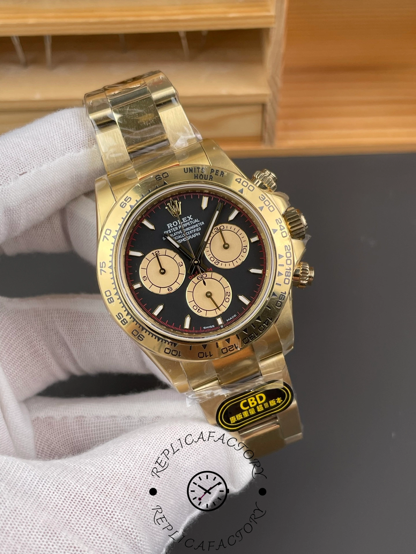 Rolex Daytona 126508 0002 Two Tone Black Dial Replica Watch
