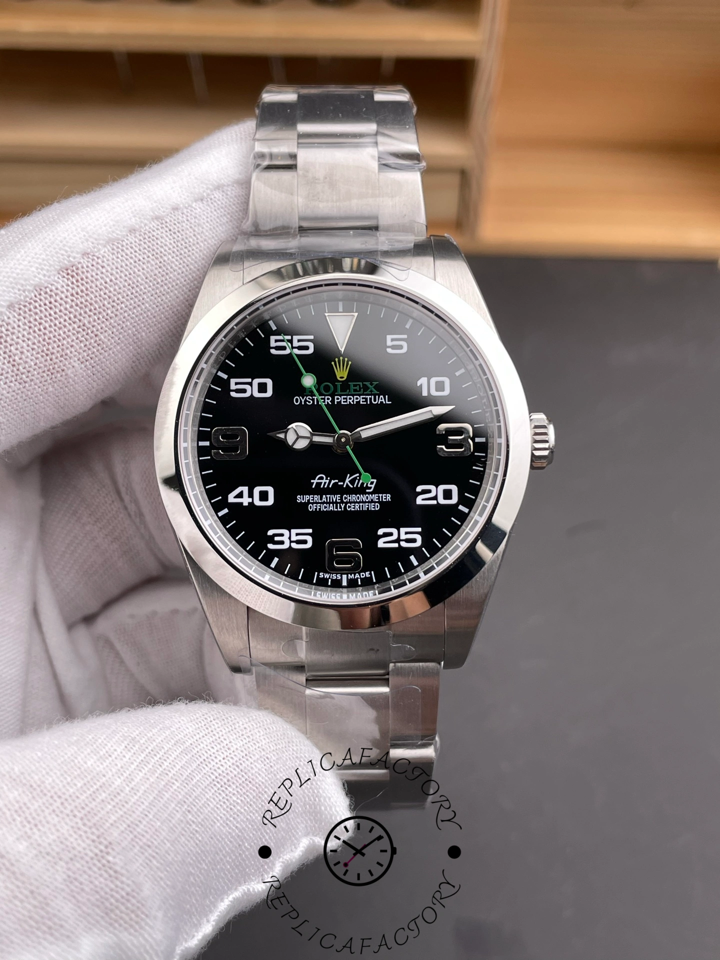 Rolex Air King 126900 0001 Oyster Stainless Steel 40mm Mens Replica Watch