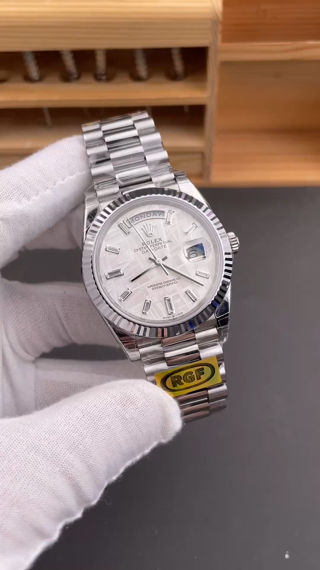 Rolex Day-Date 40 Meteorite Diamond Dial M228239-0055