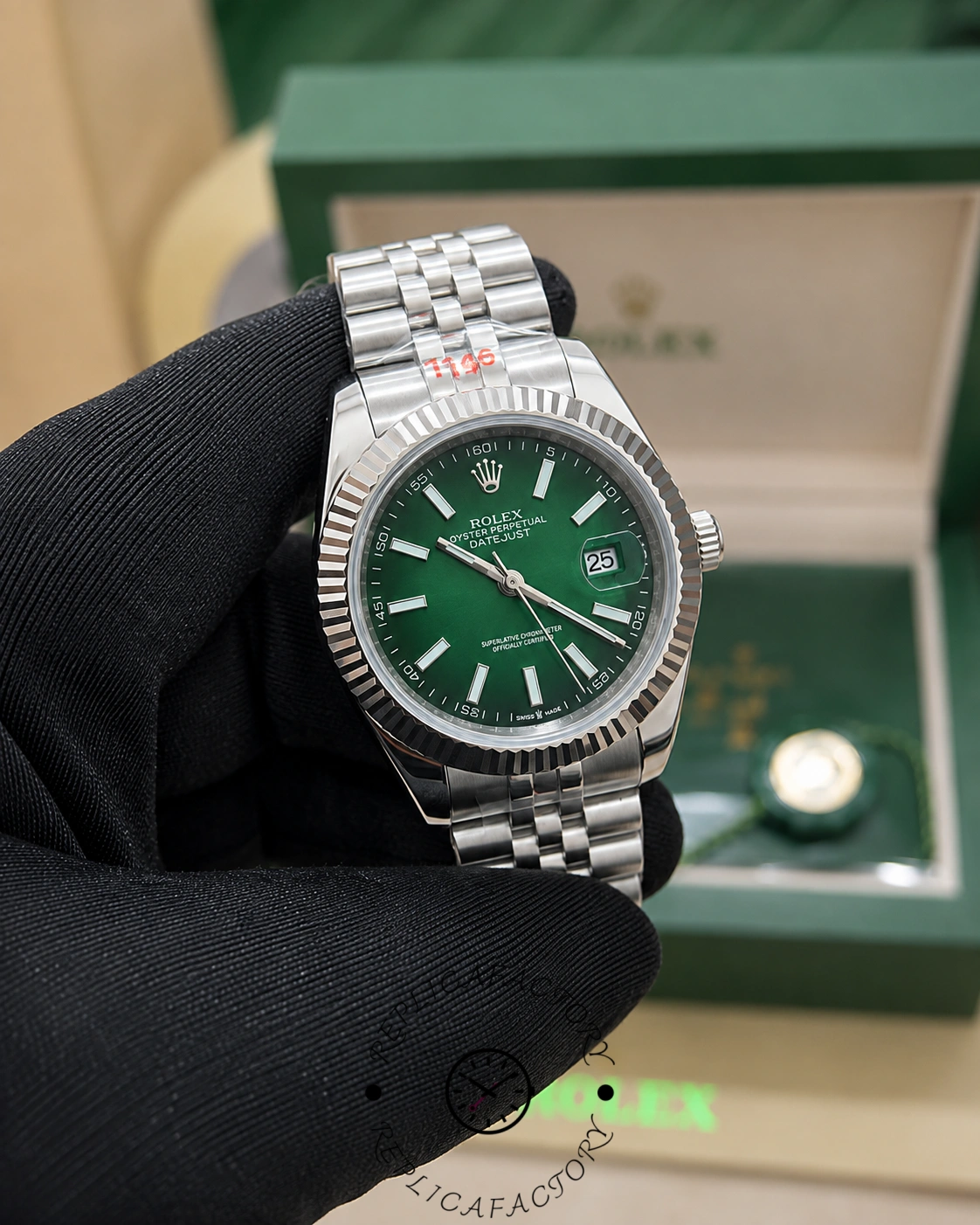 Rolex Datejust 126334 41mm Green Gradient Dial 1:1 Clone 2026