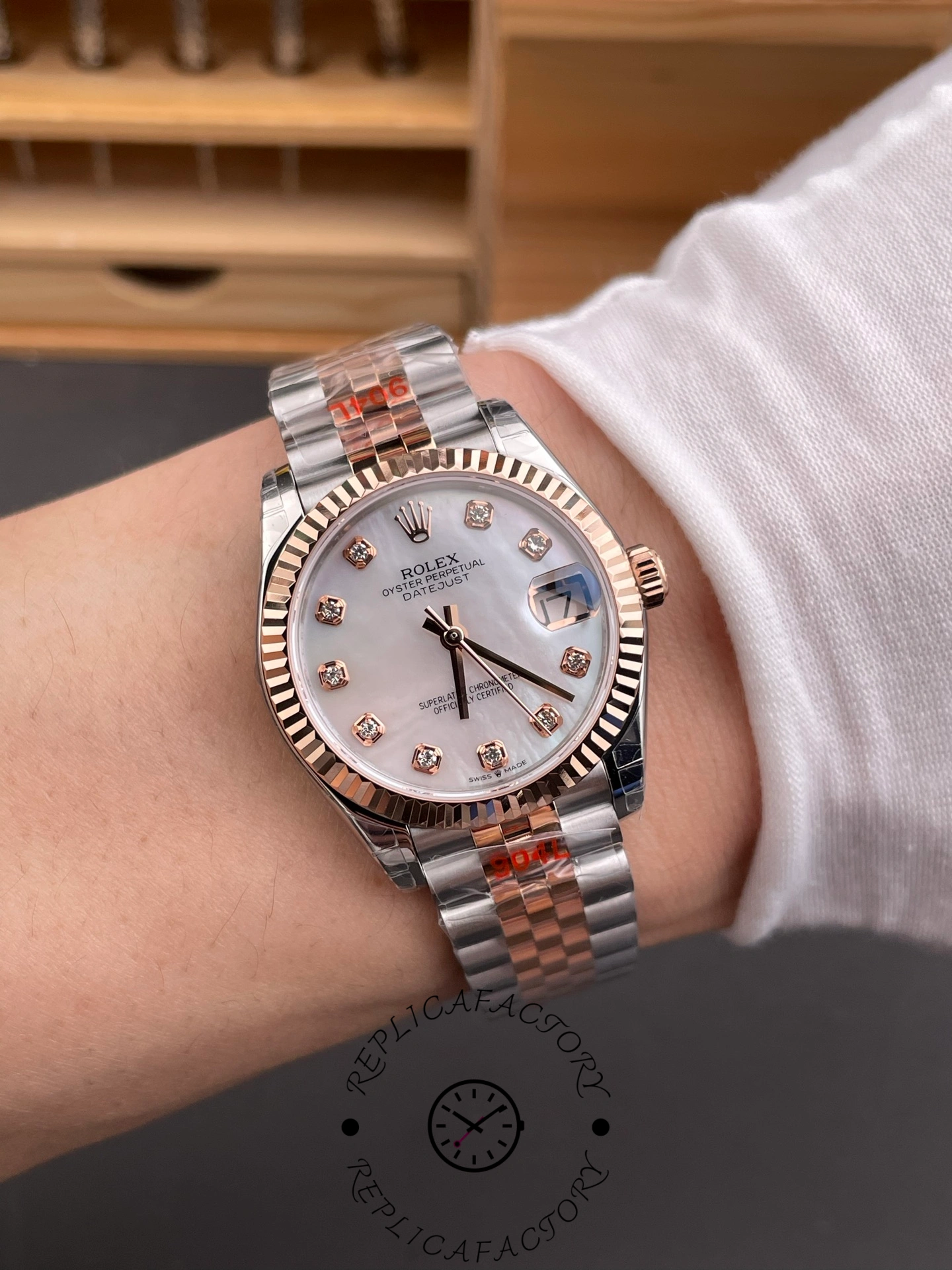 Rolex Datejust 31 Diamonds Jubilee Bracelet 278271 0026 Women's Watch