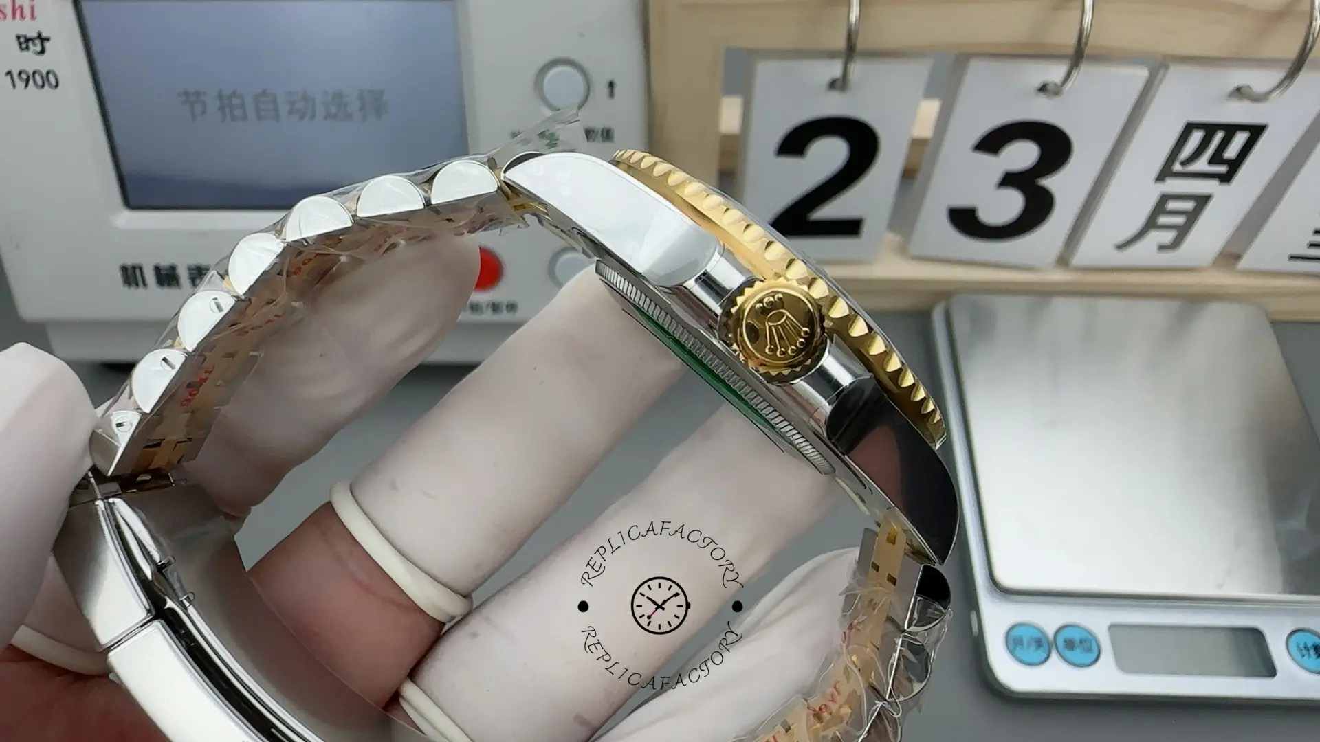 Rolex GMT Master II Black Dial Steel 18kt Yellow Gold 126713GRNR 0001 Men's Watch