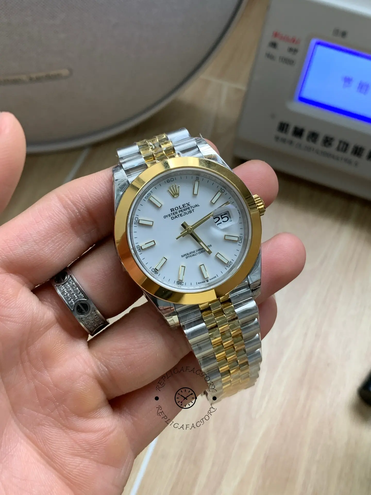 Rolex Datejust 41 Stainless Steel and Yellow Gold M126303 0016 Men's Watch