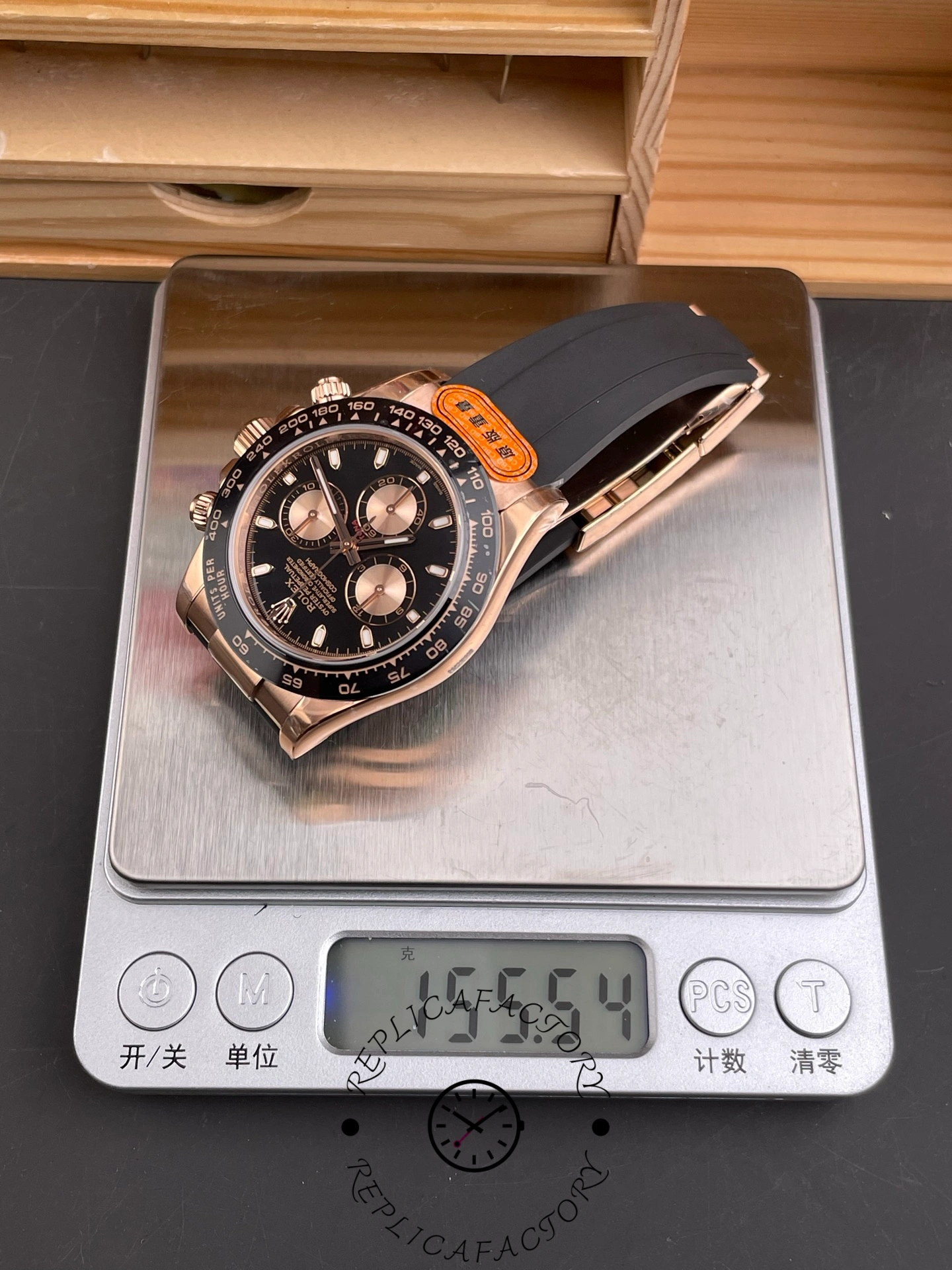 Rolex Cosmograph Daytona 116515LN Rose Gold Black Dial 40mm Mens Replica Watch