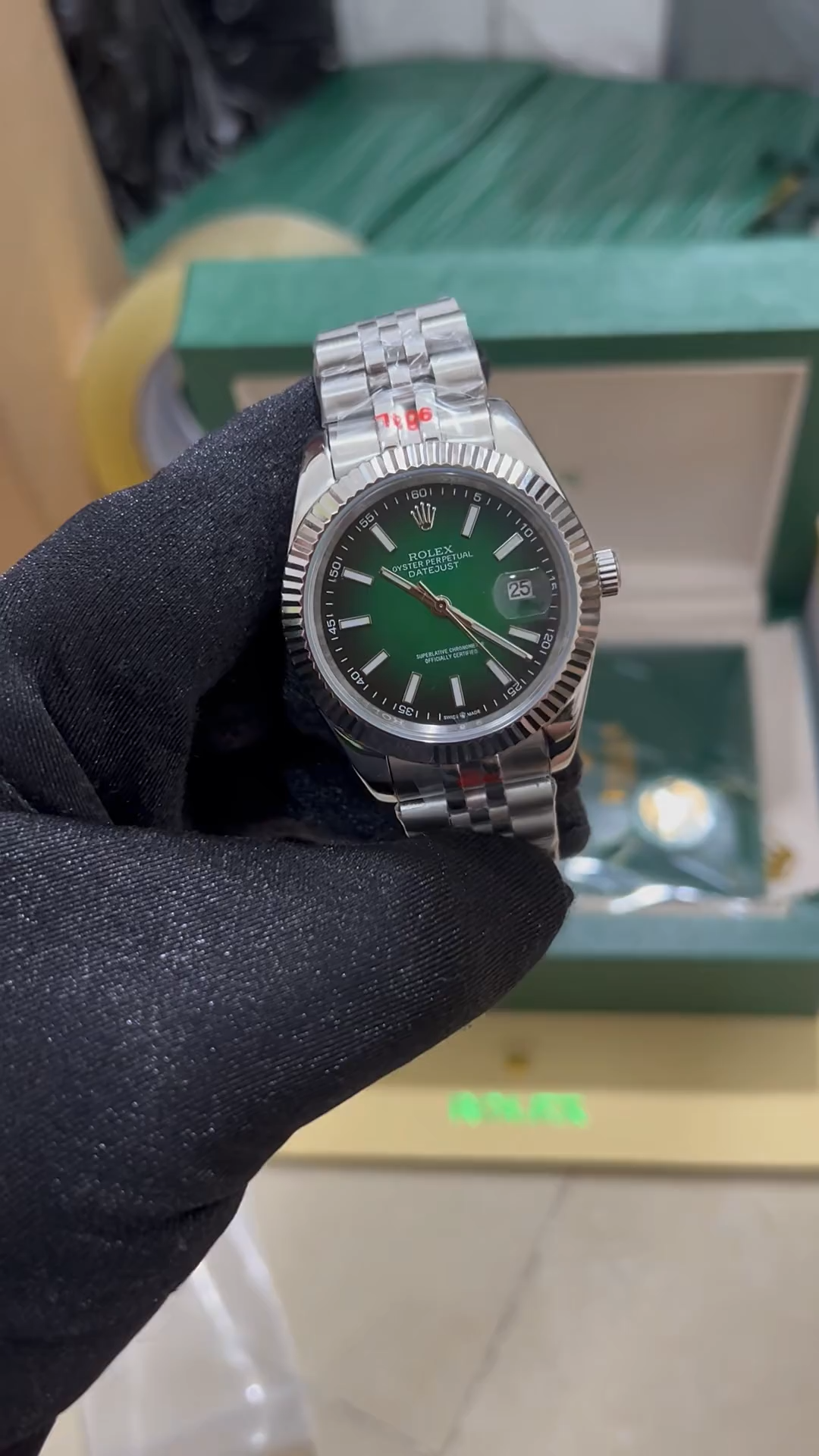 Rolex Datejust 126334 41mm Green Gradient Dial 1:1 Clone 2026