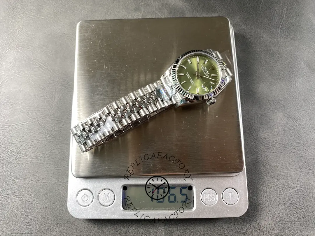 Rolex Datejust 31mm Stainless Steel 278274 0018 Mint Green Index Jubilee