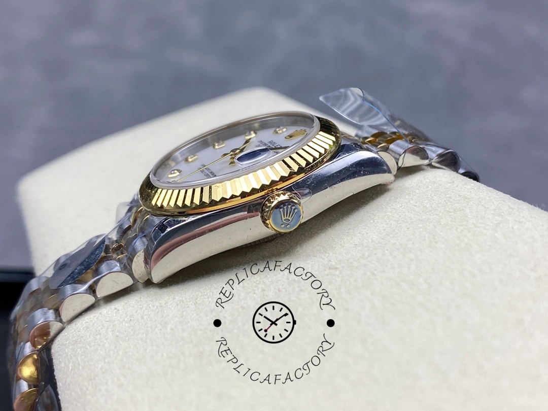 Rolex Datejust 31mm Stainless Steel and Yellow Gold 278273 0028 Mop Diamond Jubilee