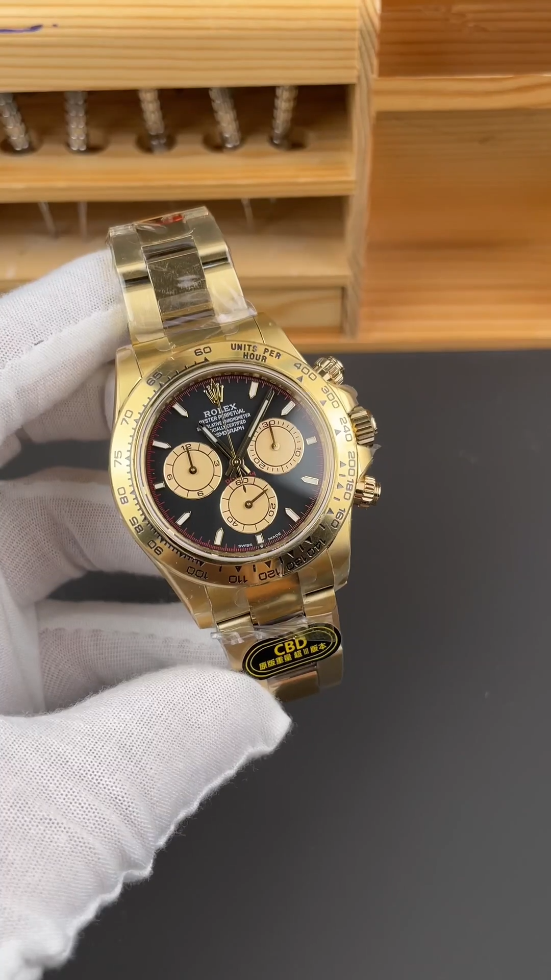 Rolex Daytona 126508 0002 Two Tone Black Dial Replica Watch
