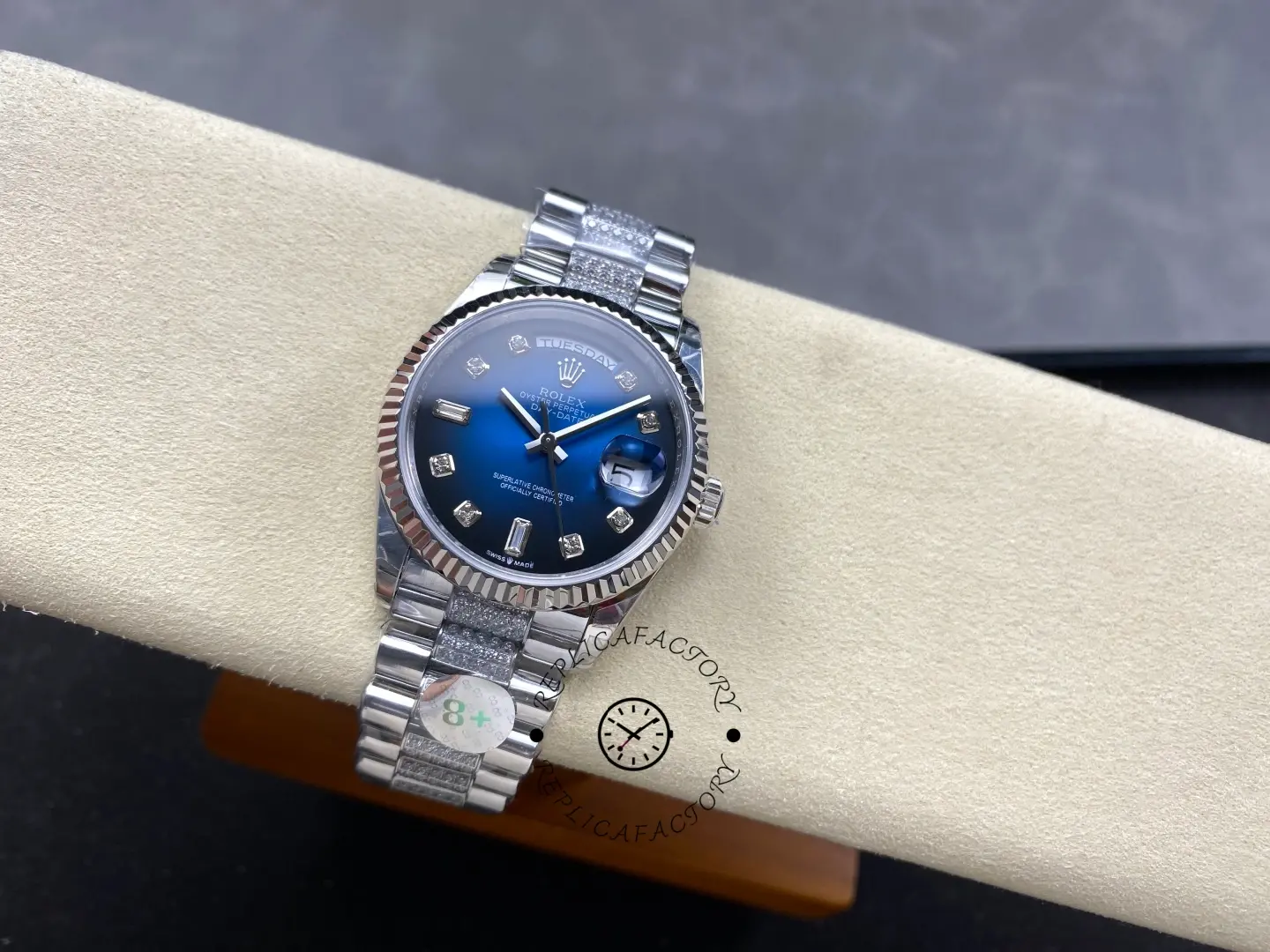 1:1 Clone Rolex Day-Date Blue Ombre Dial 36 President Watch 128239 0029
