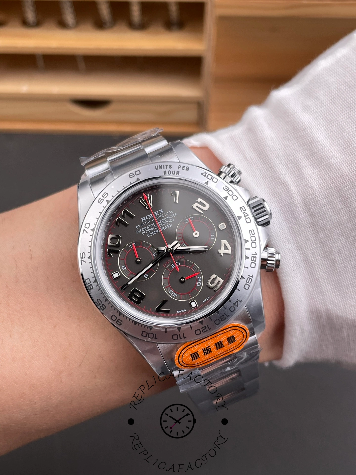 Rolex Cosmograph Daytona 116509 Black Arabic Racing Dial