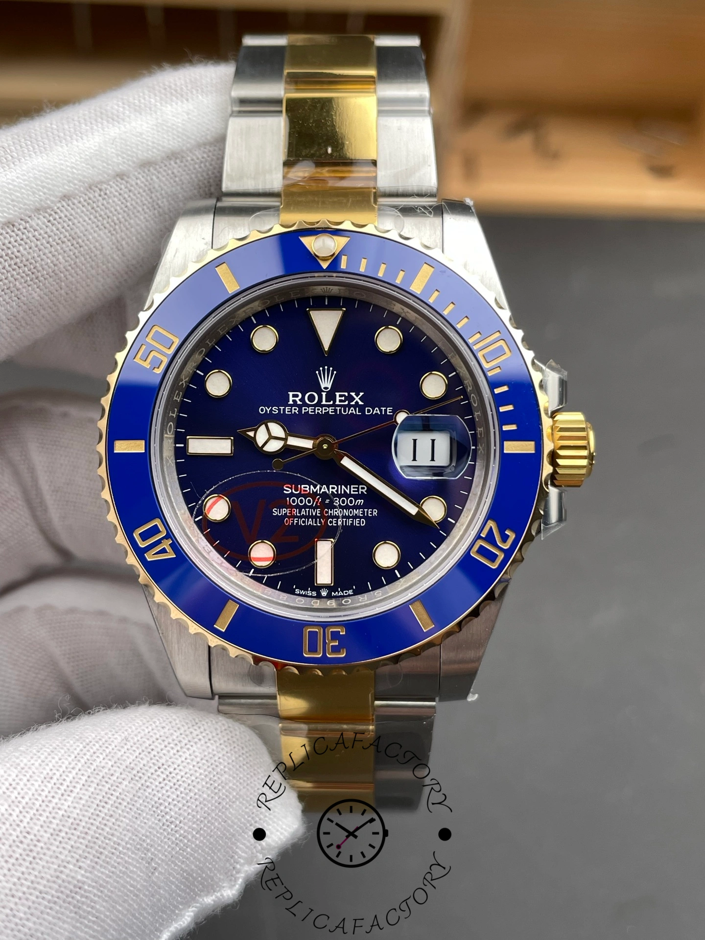 Rolex Submariner 126613LB Blue Dial Blue Bezel 41mm Mens Replica Watch