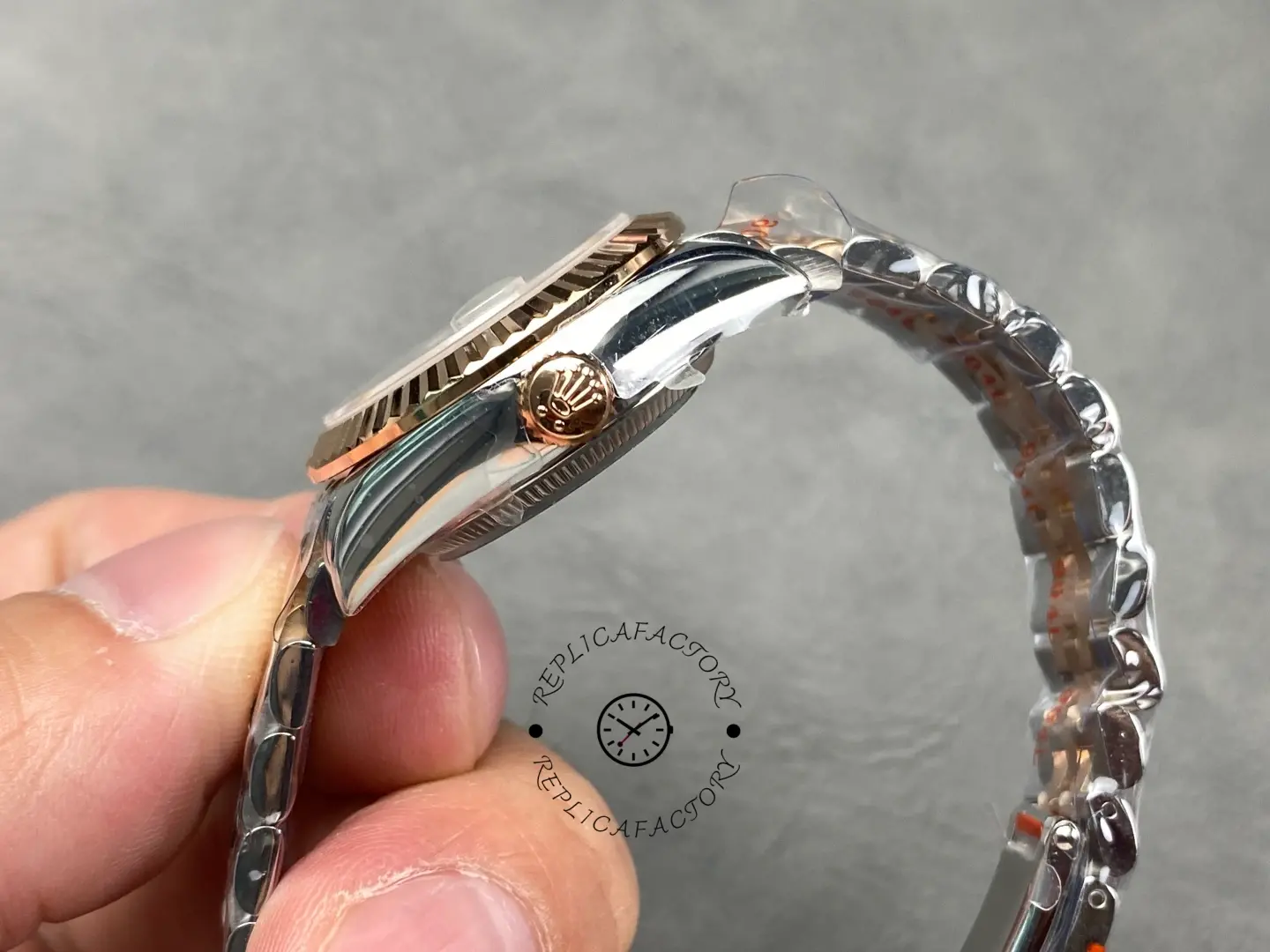 Rolex Datejust 28mm Stainless Steel and Everose Gold 279171 0013 Mop Diamond Jubilee