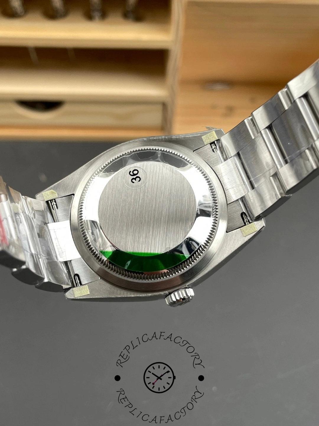 2024 Rolex Oyster Perpetual 126000 Stainless Steel Baby Blue Dial Replica Watch