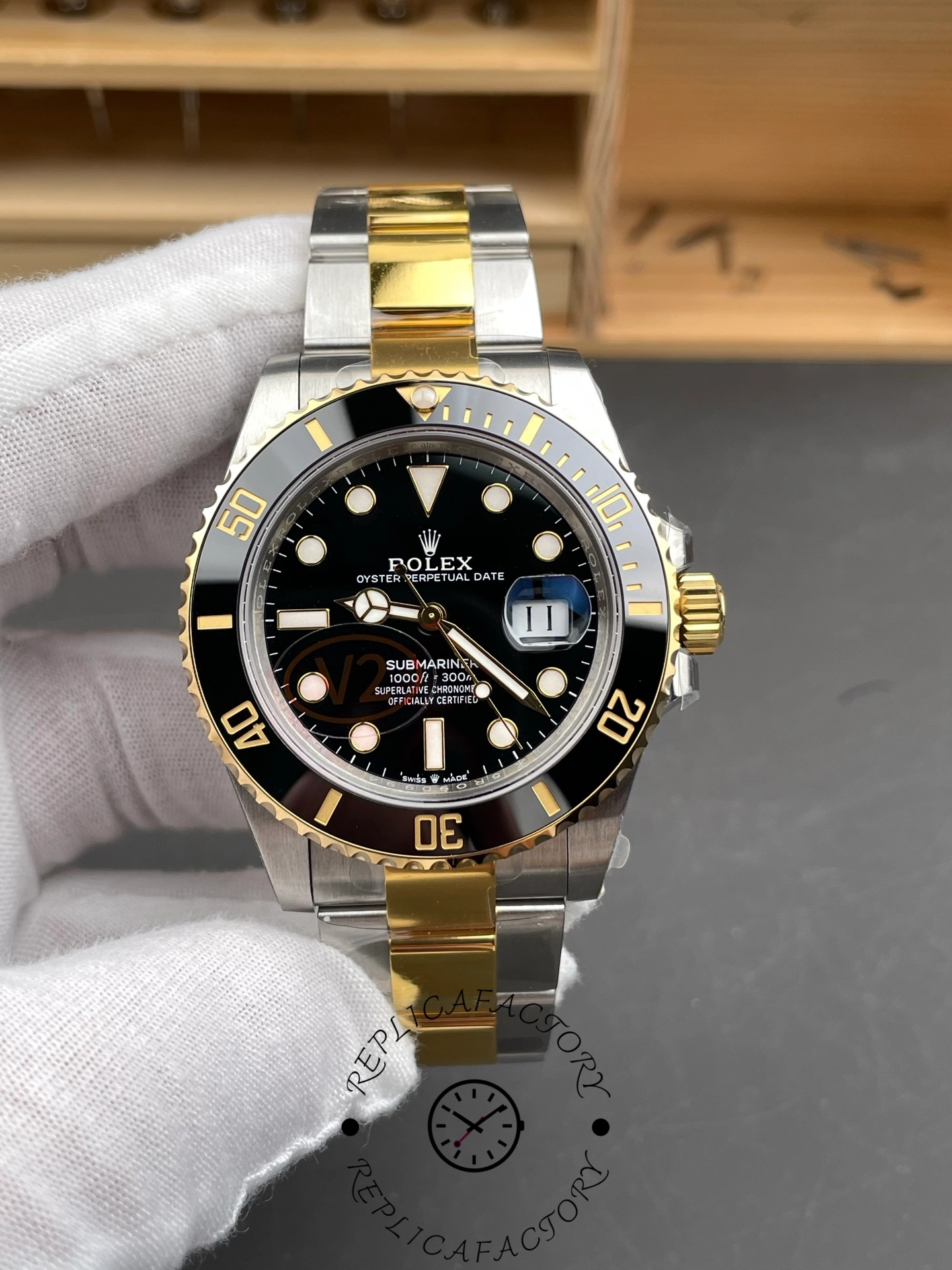 Rolex Submariner 126613LN 0002 Black Dial Black Bezel 41mm Mens Replica Watch