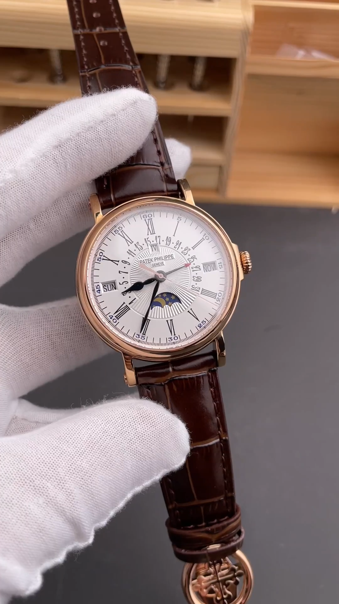 Patek Philippe Grand Complications Perpetual Calendar Moon Phase 38mm 5159R 001