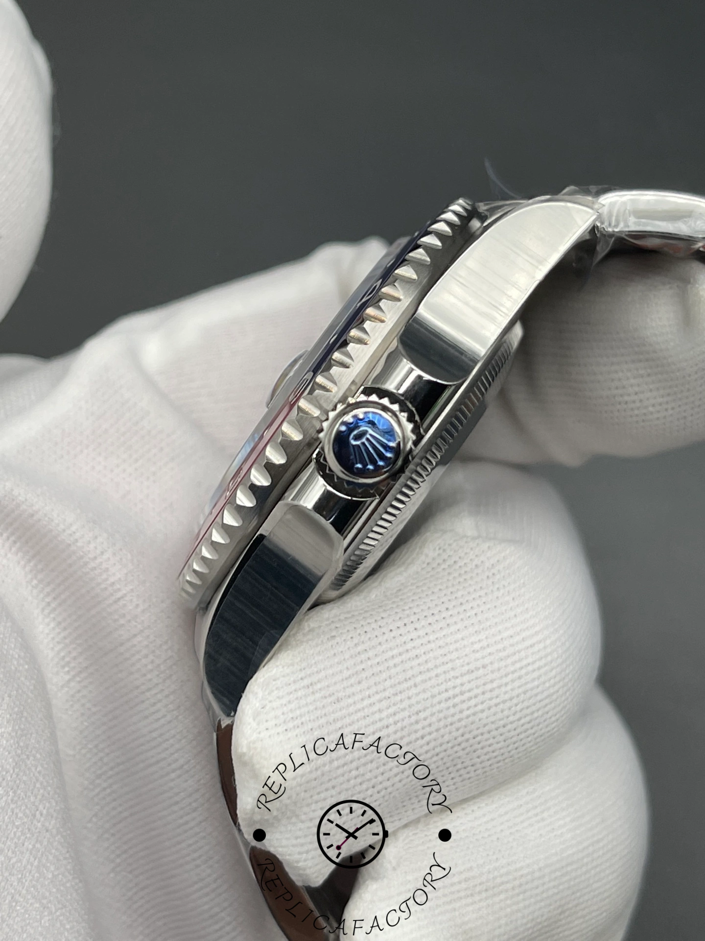 Rolex GMT-Master II 126719BLRO White Gold Blue Dial 40mm Mens Replica Watch